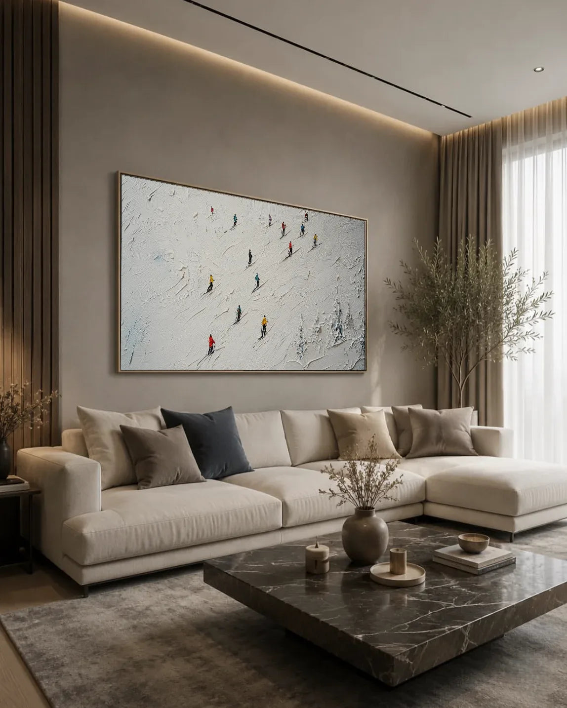 Wide Wabi Sabi Wall Decor No.181