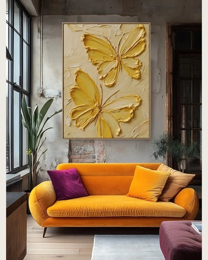 Yellow Butterfly Artwork No.112