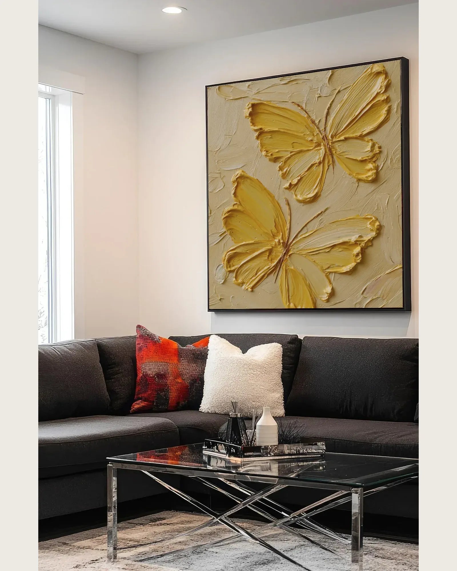 Yellow Butterfly Artwork No.112