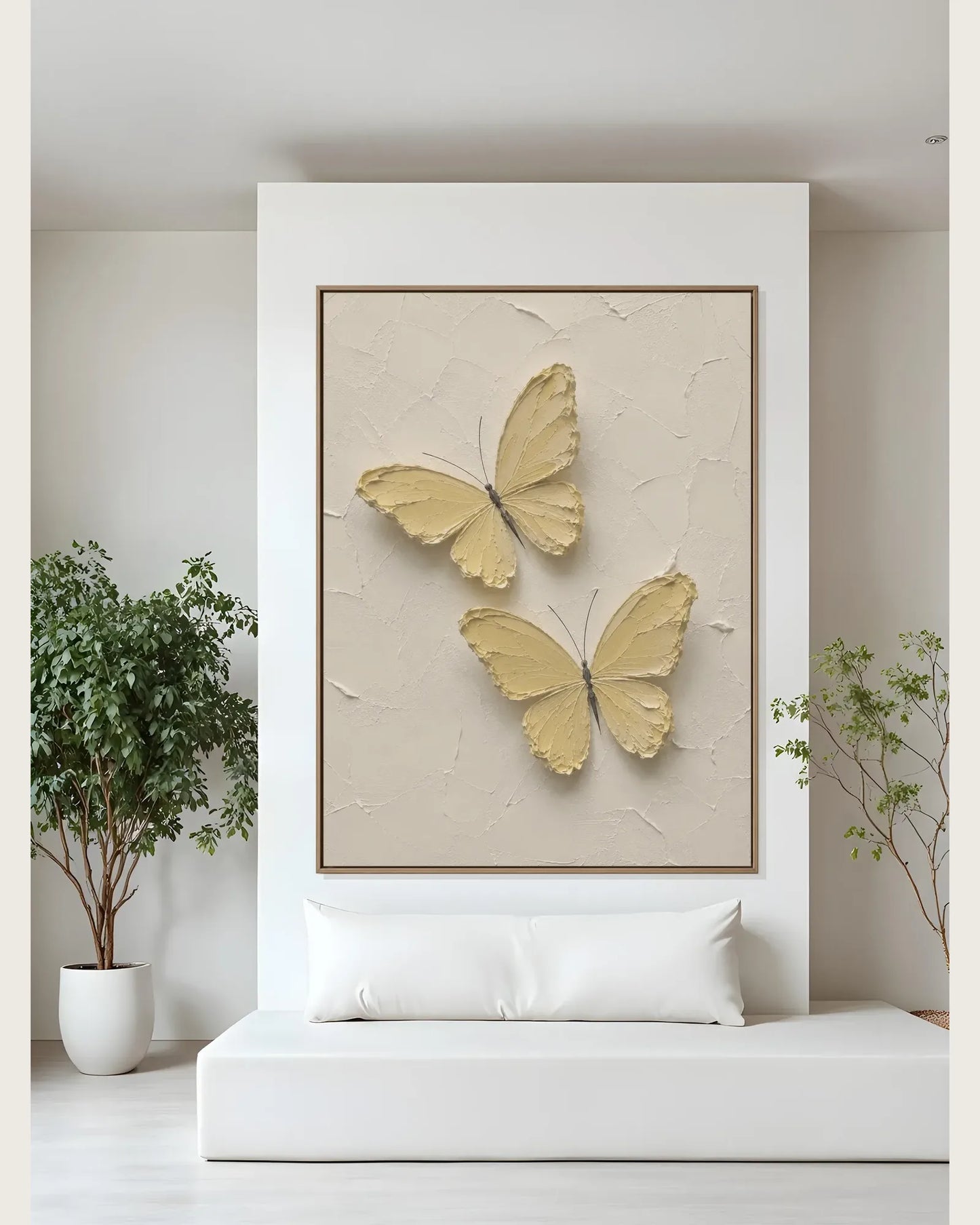 Yellow Butterfly Canvas Art No.111