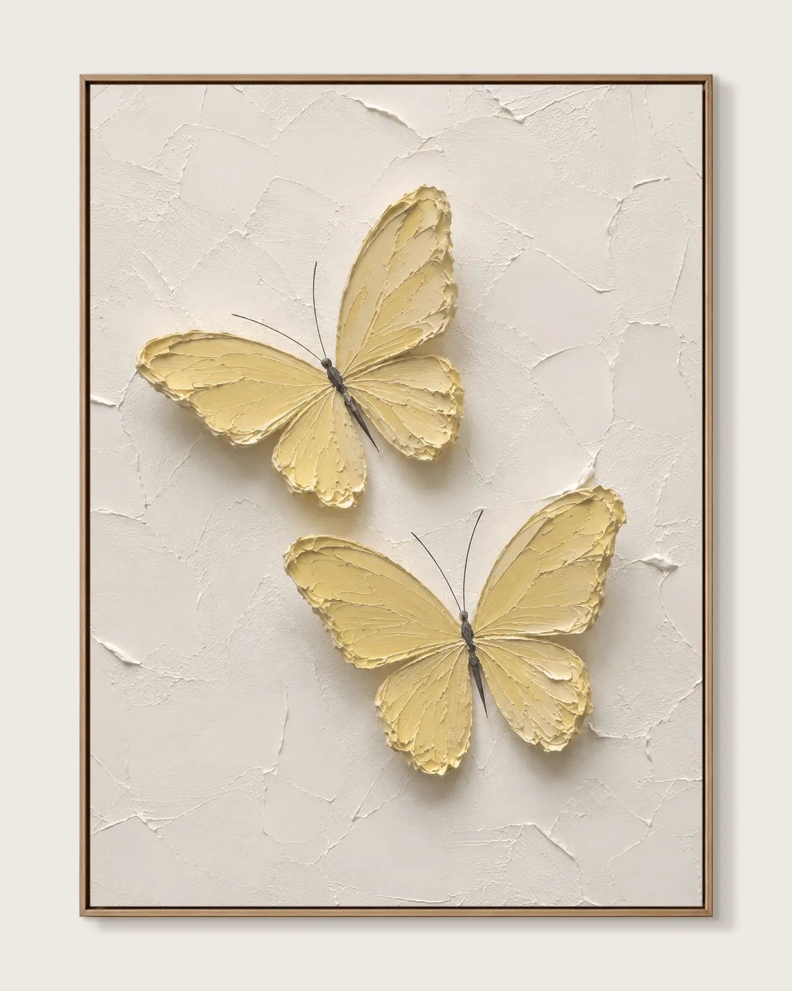 Yellow Butterfly Canvas Art No.111