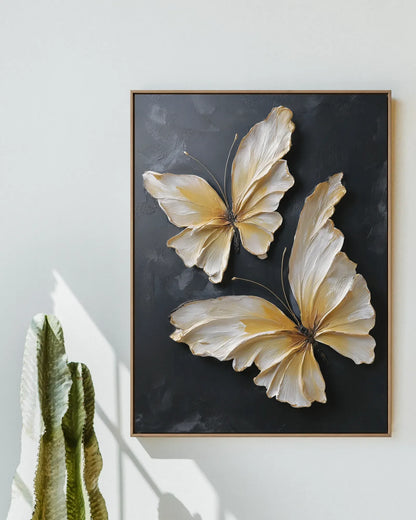 Yellow Butterfly Canvas Painting No.114