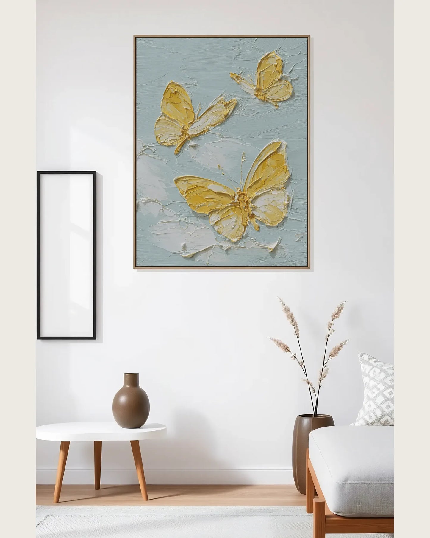 Yellow Butterfly Texture Artwork No.118