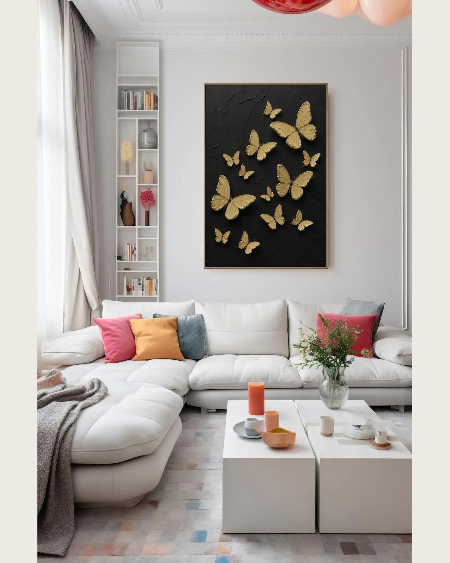 Yellow Butterfly Wall Decor No.113