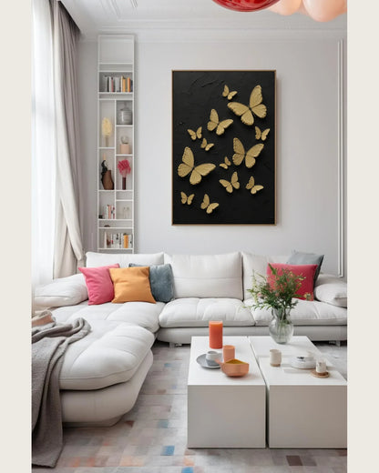 Yellow Butterfly Wall Decor No.113