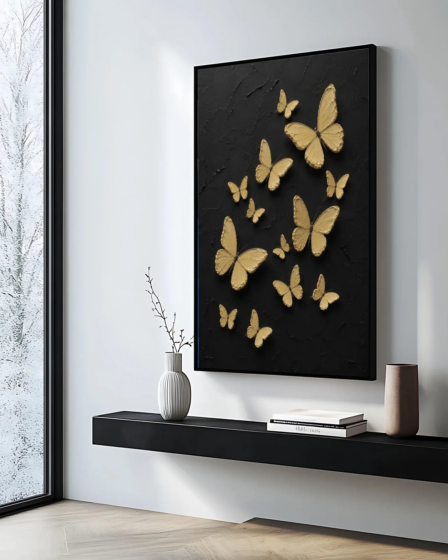 Yellow Butterfly Wall Decor No.113