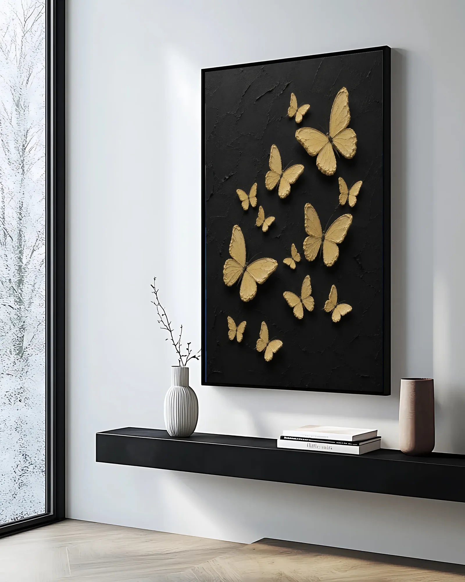 Yellow Butterfly Wall Decor No.113