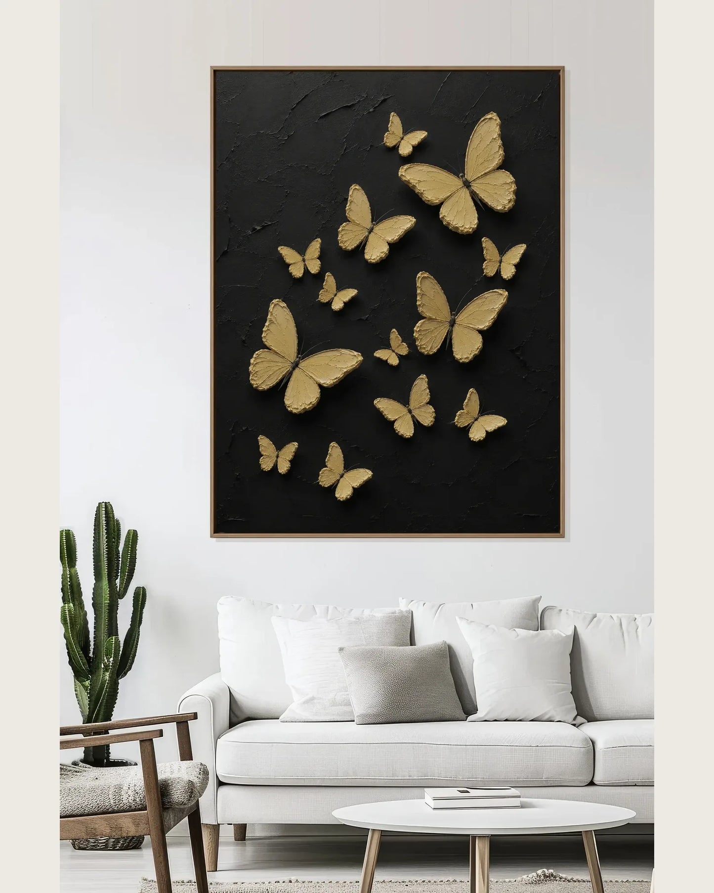 Yellow Butterfly Wall Decor No.113