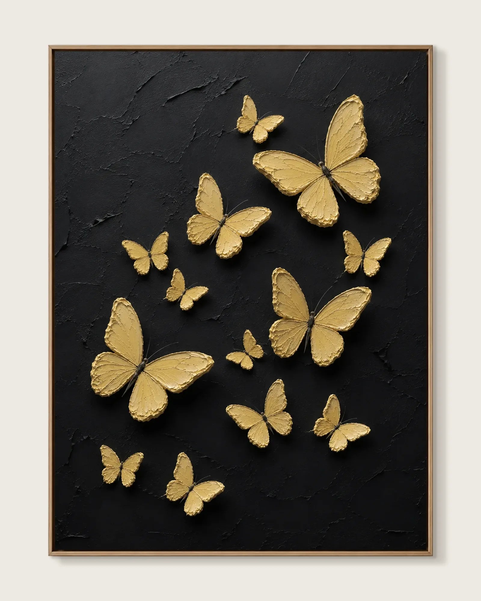 Yellow Butterfly Wall Decor No.113