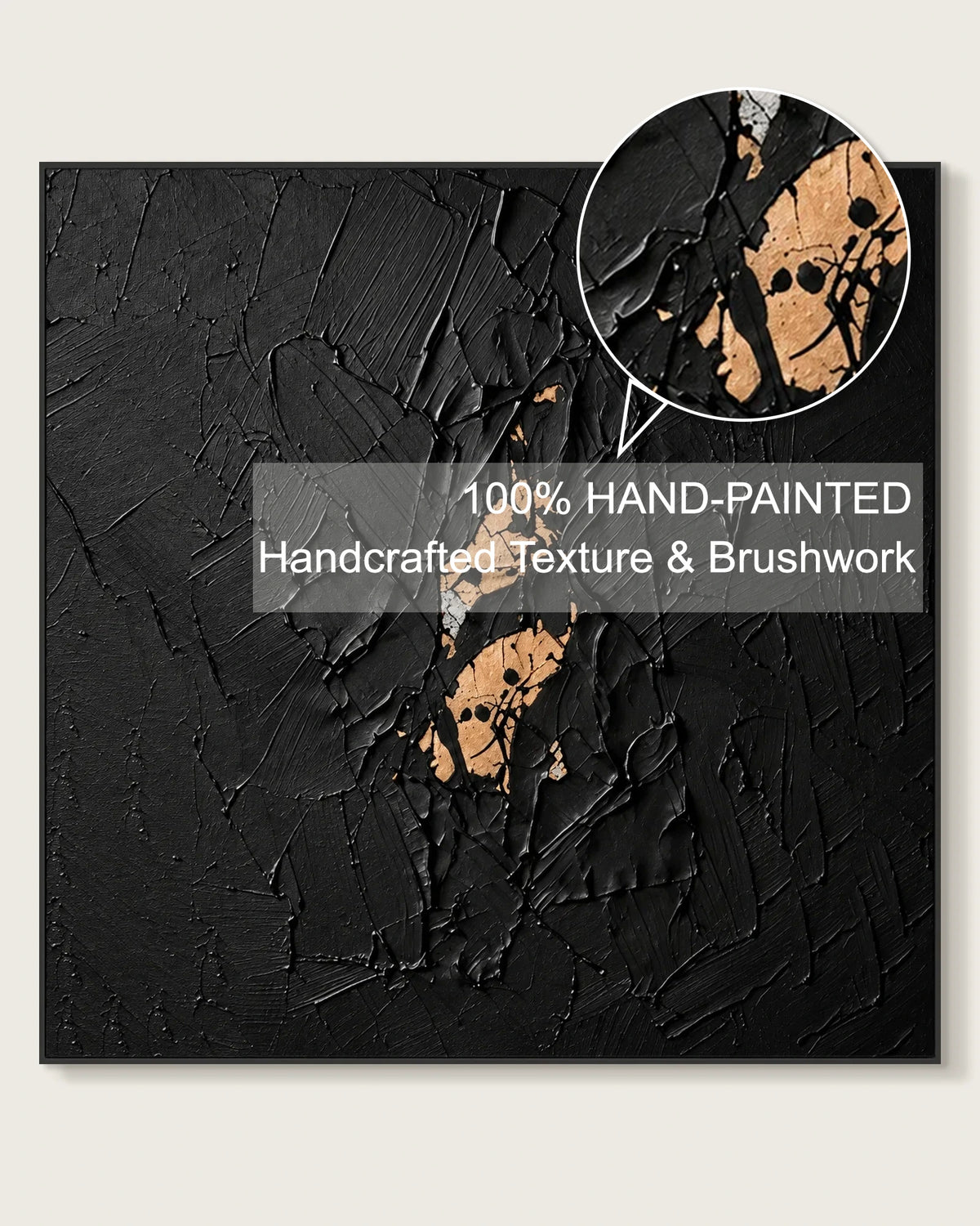Black Square Wallart No.015