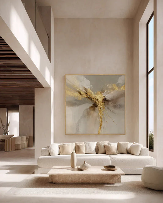 Gold Square Wall Art