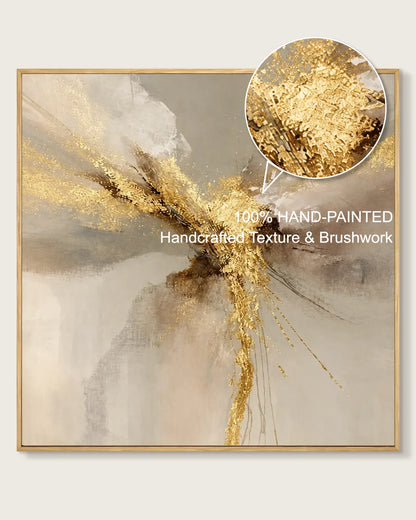 Gold Square Wall Art