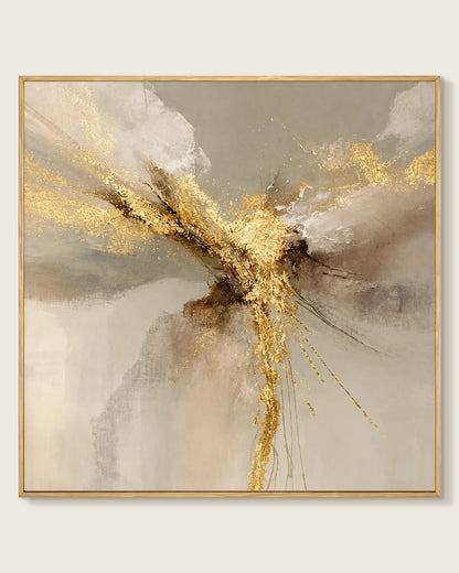 Gold Square Wall Art