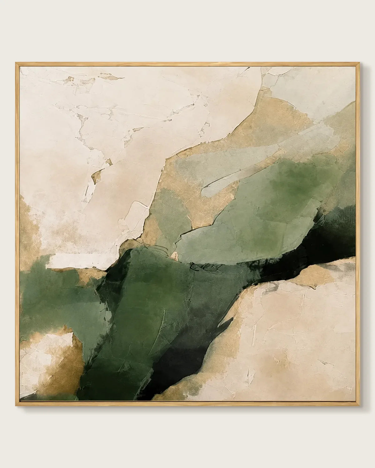 Green Square Wall Art