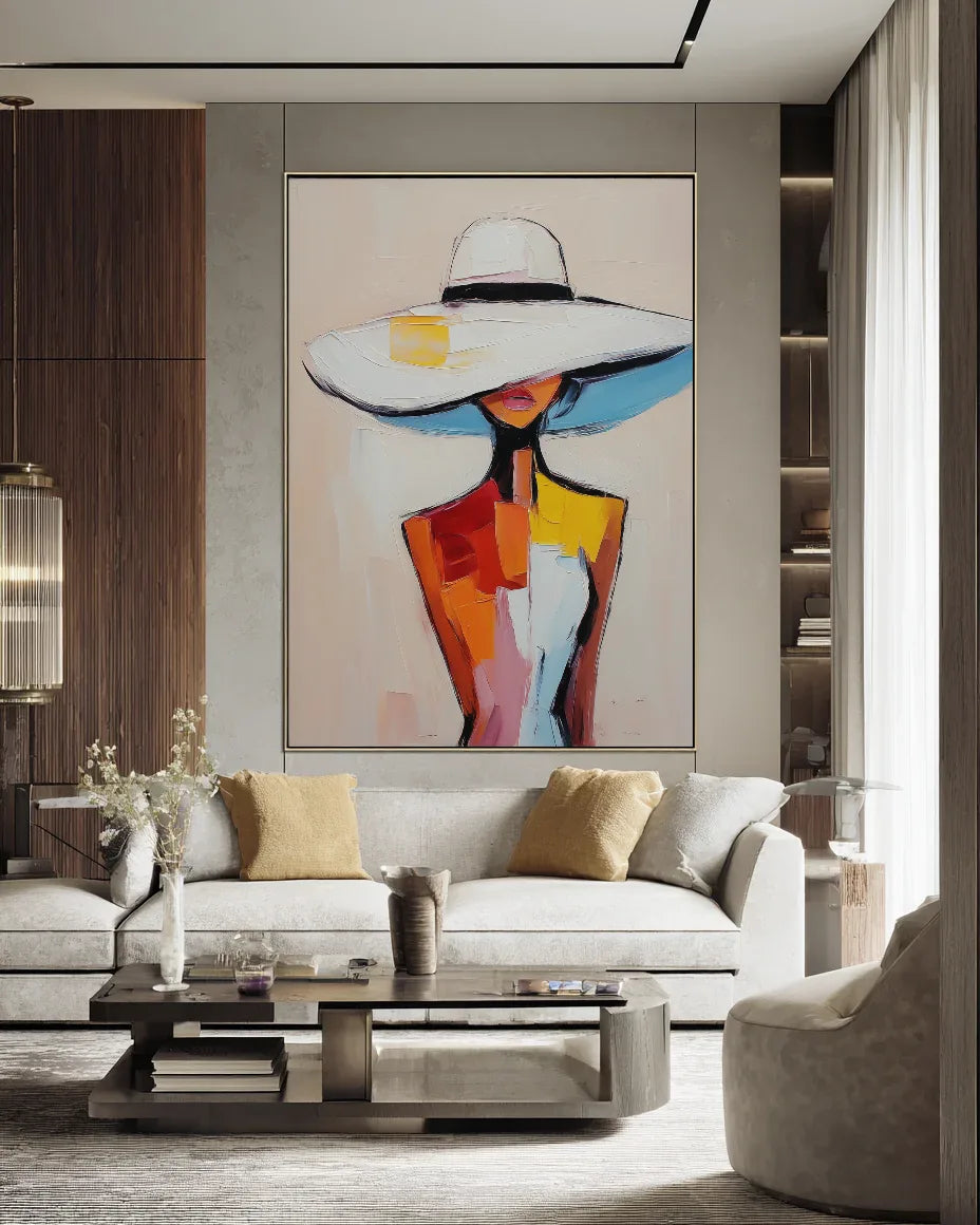 Large Portrait Canvas Wall Art No.006