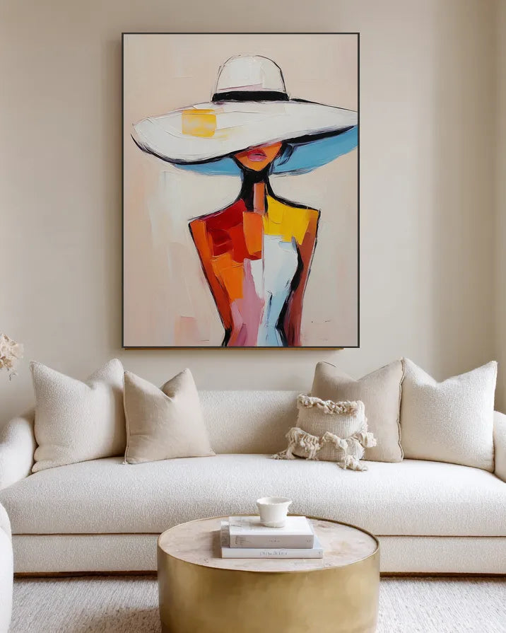 Large Portrait Canvas Wall Art No.006