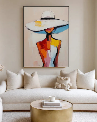 Large Portrait Canvas Wall Art No.006