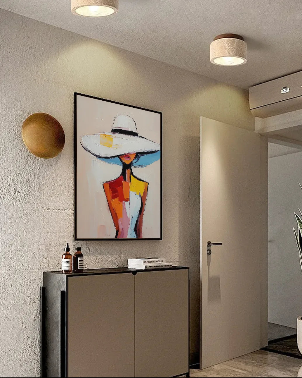 Large Portrait Canvas Wall Art No.006