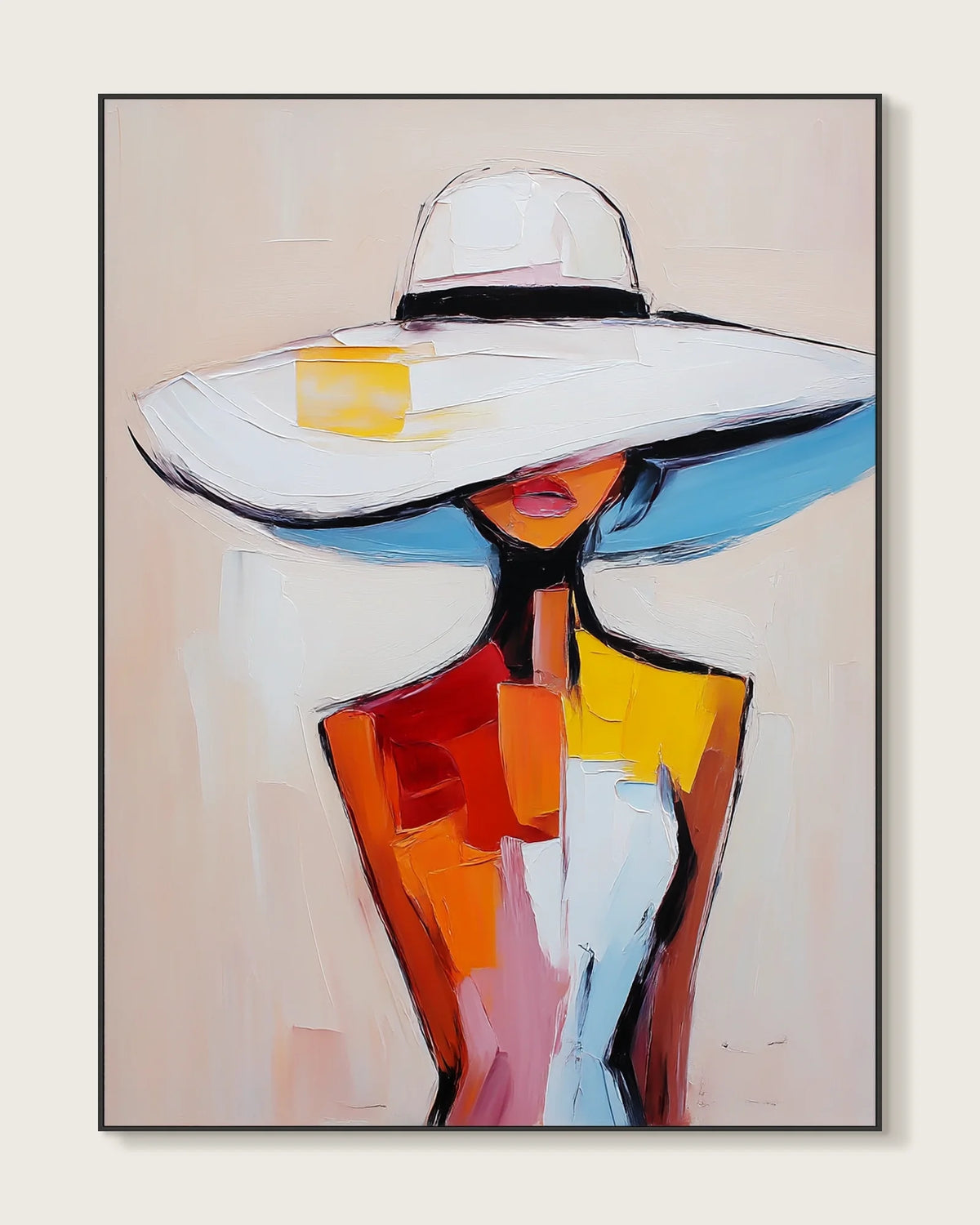 Large Portrait Canvas Wall Art No.006