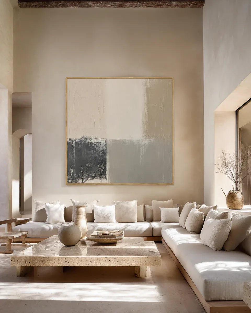 Large Square Abstract Wall Art