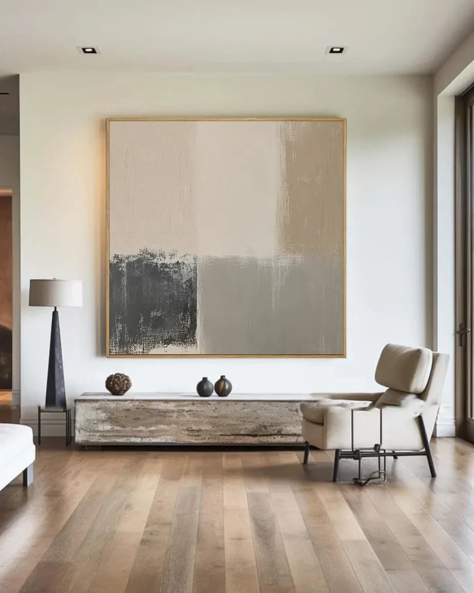 Large Square Abstract Wall Art