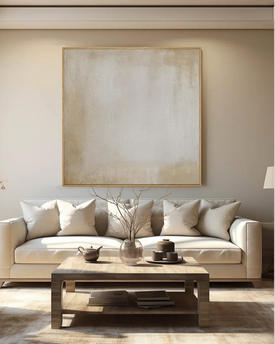 Large Wabi Sabi Square Wall Art