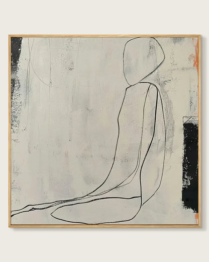 Line Square Wall Art