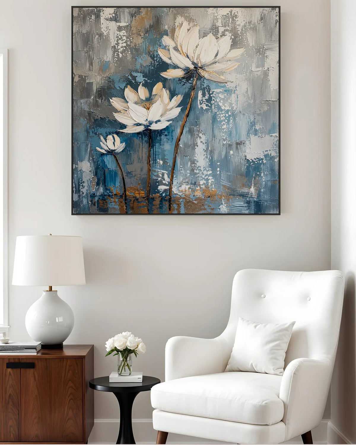 Lotus In Blue Mist No.025