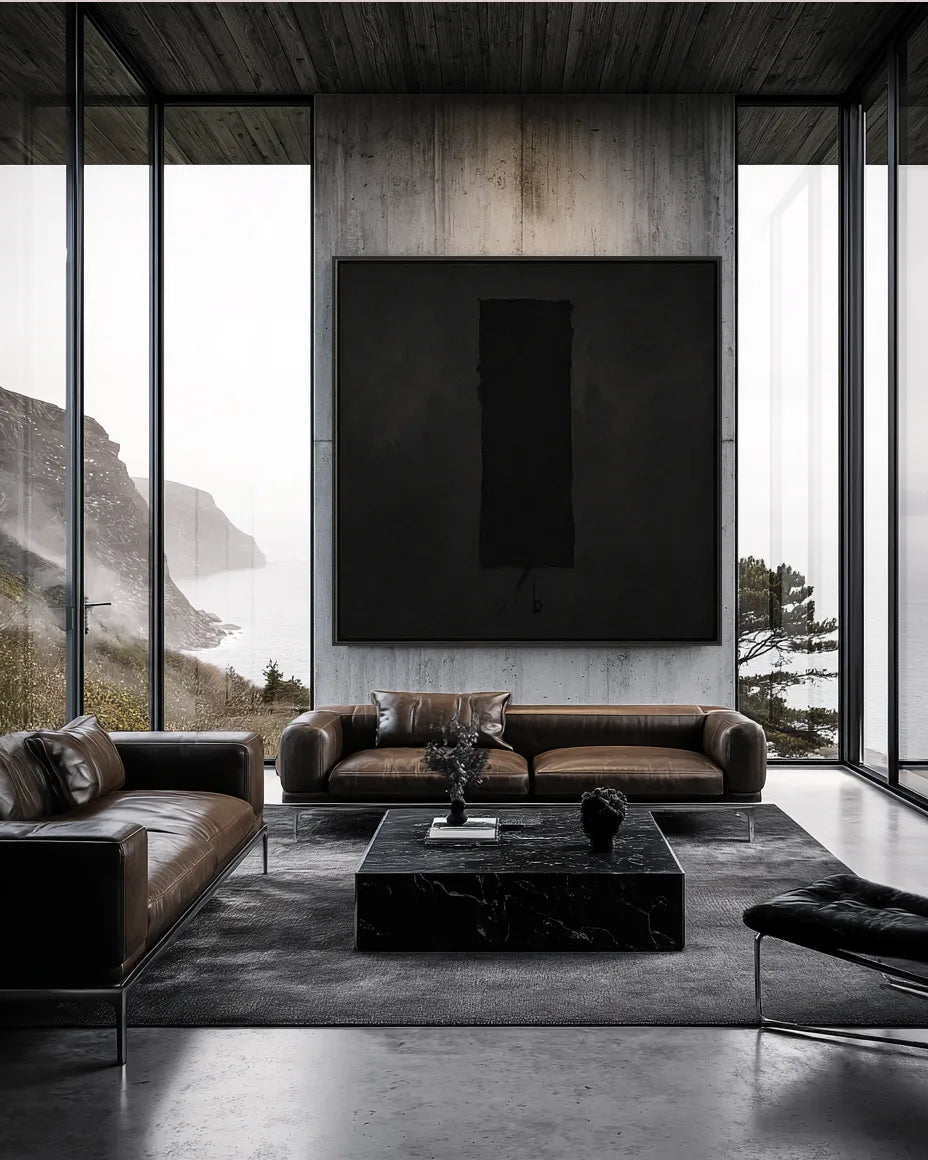 Modern Art Black Square No.012