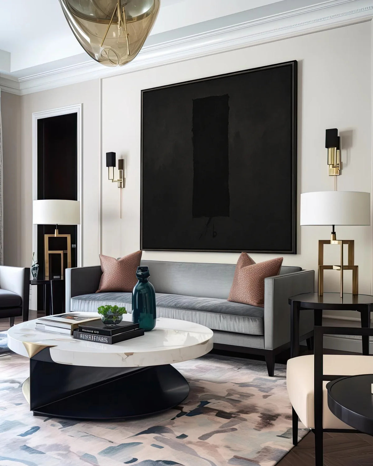 Modern Art Black Square No.012