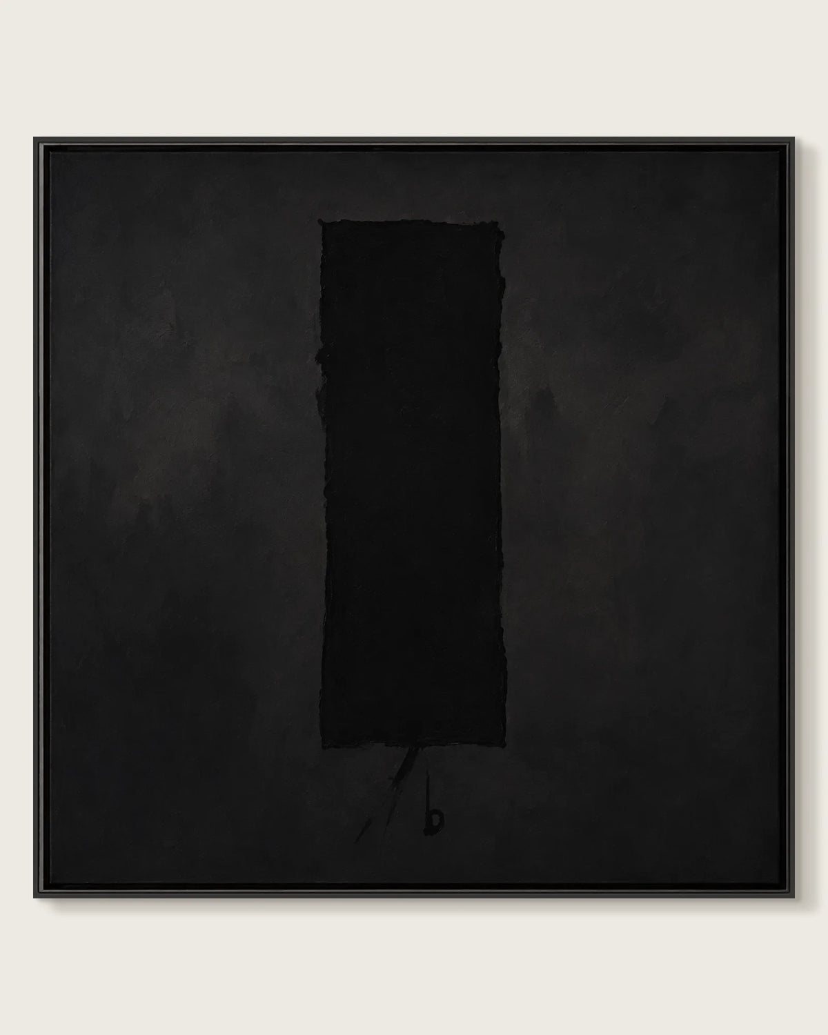 Modern Art Black Square No.012
