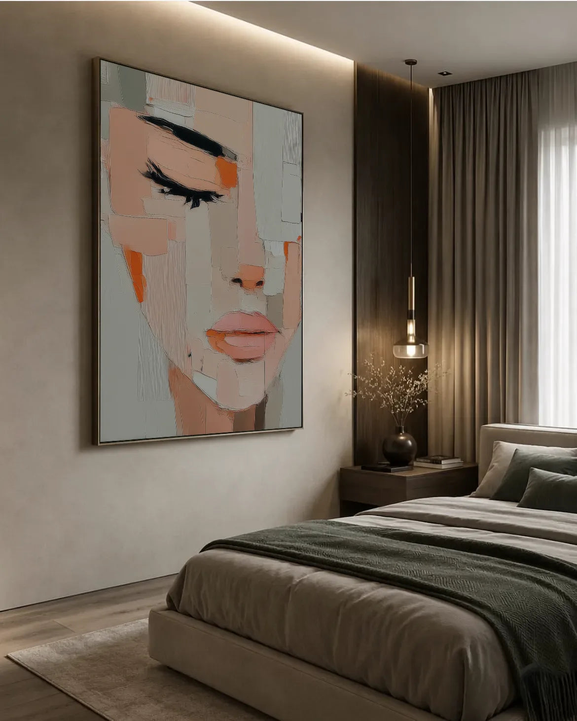 Oversized Portrait Wall Art No.004