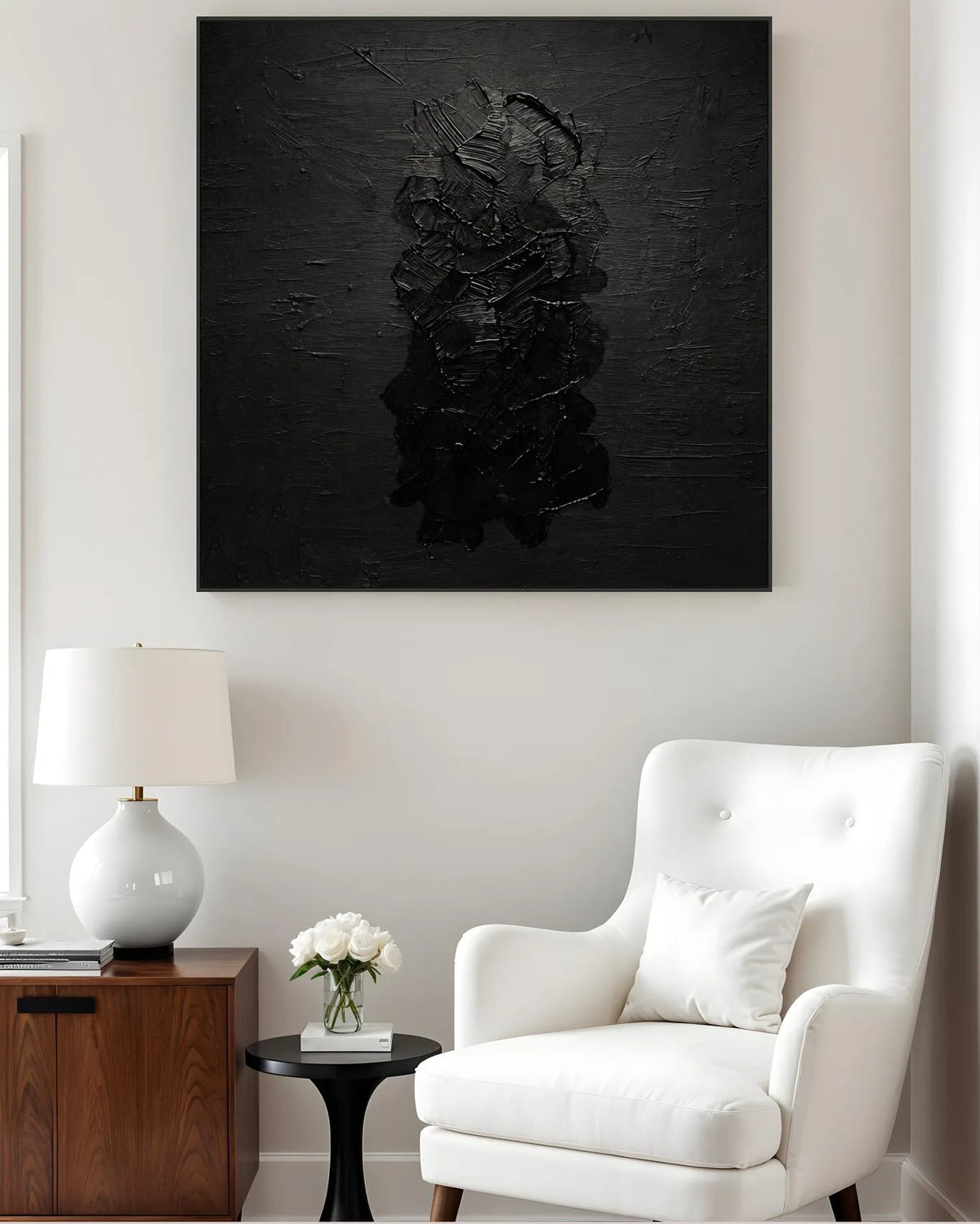 Painting Of Black Square No.013
