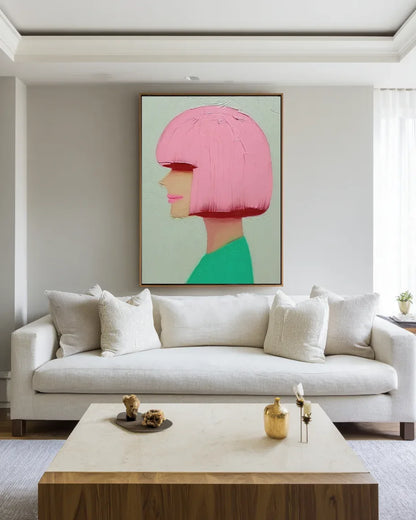 Portrait Textured Wall Art No.009