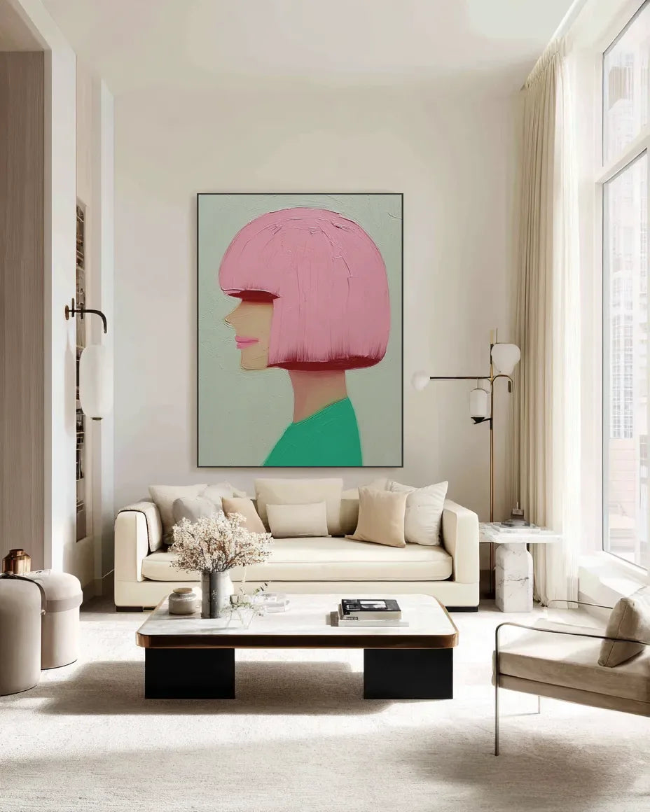 Portrait Textured Wall Art No.009