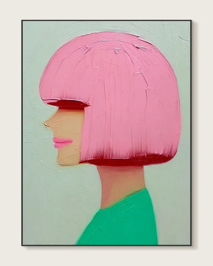 Portrait Textured Wall Art No.009