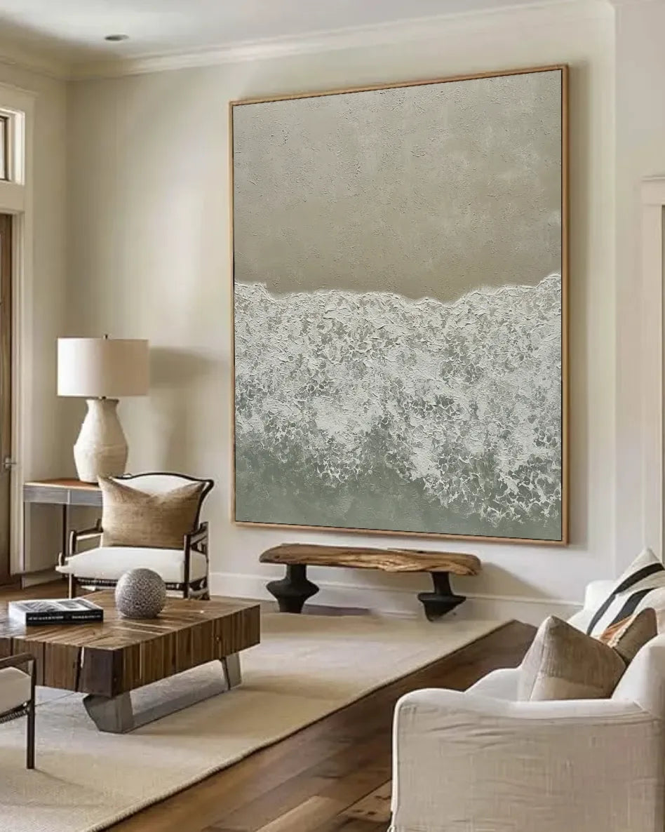 Quiet Shoreline Sand And Foam No.034