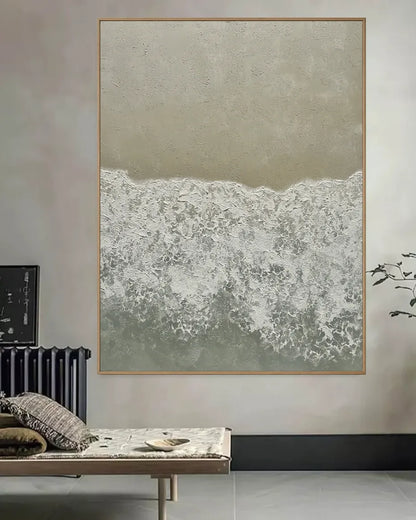 Quiet Shoreline Sand And Foam No.034