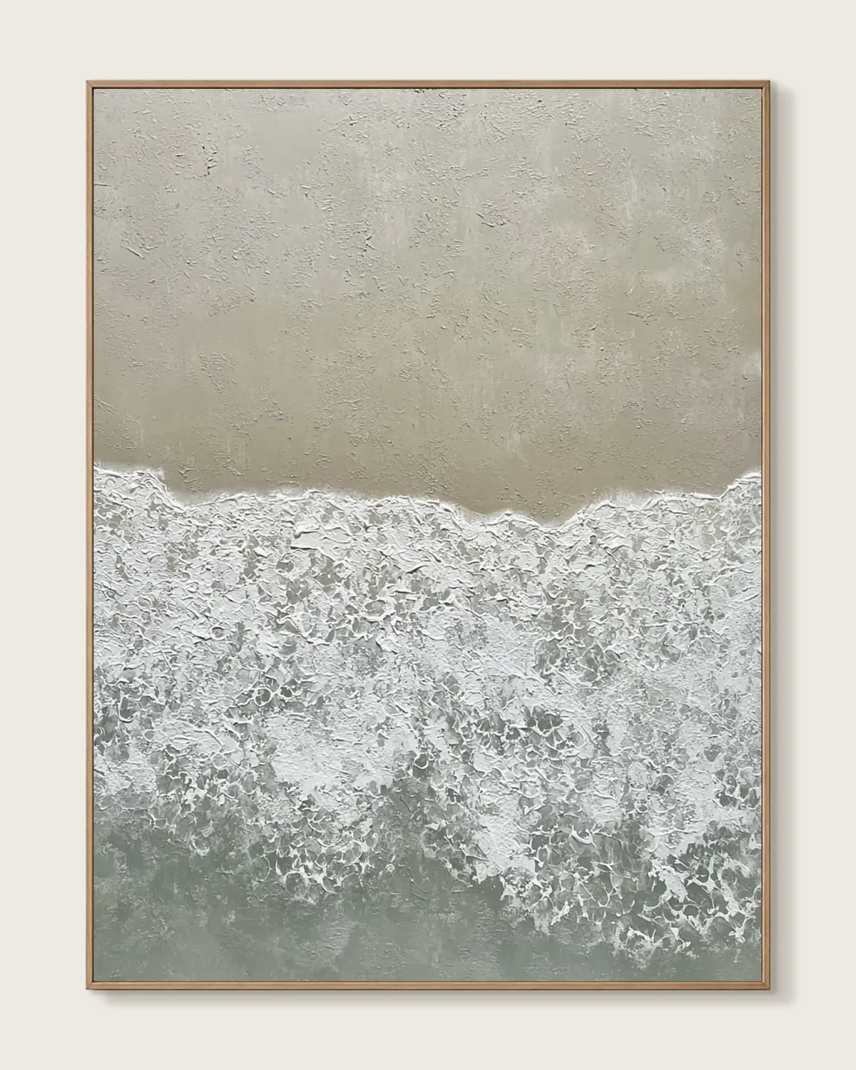 Quiet Shoreline Sand And Foam No.034