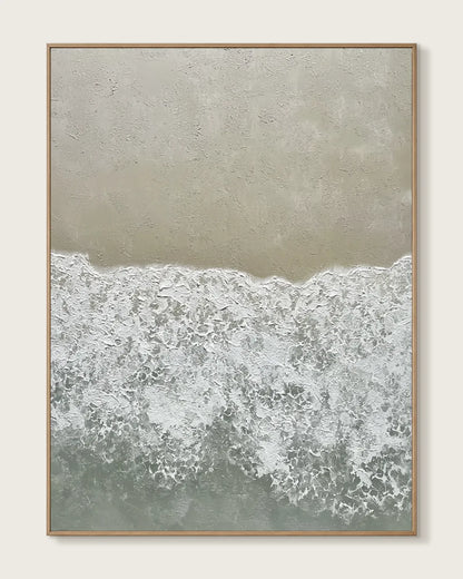 Quiet Shoreline Sand And Foam No.034