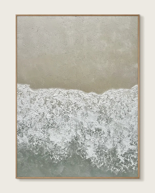 Quiet Shoreline Sand And Foam No.034