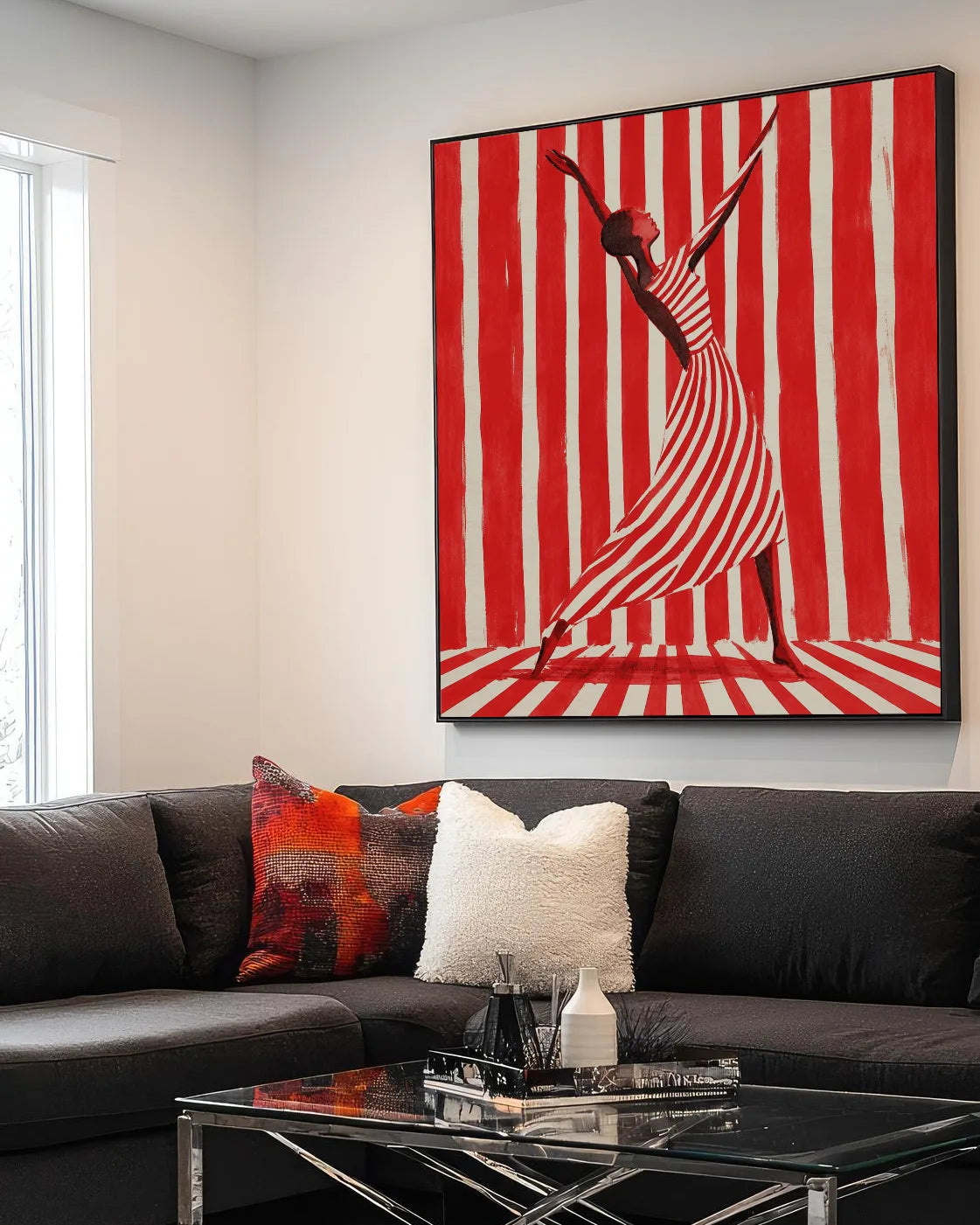 Red And White No.020