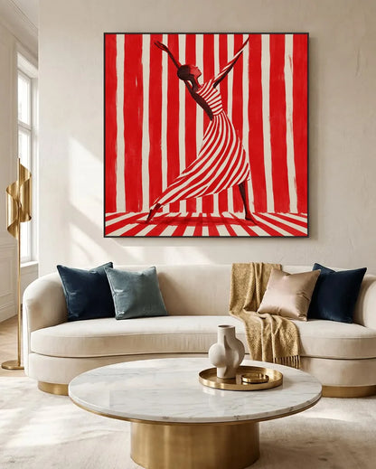 Red And White No.020