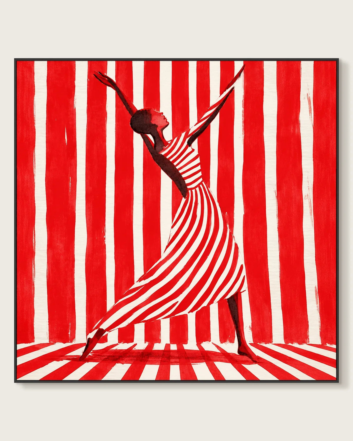 Red And White No.020