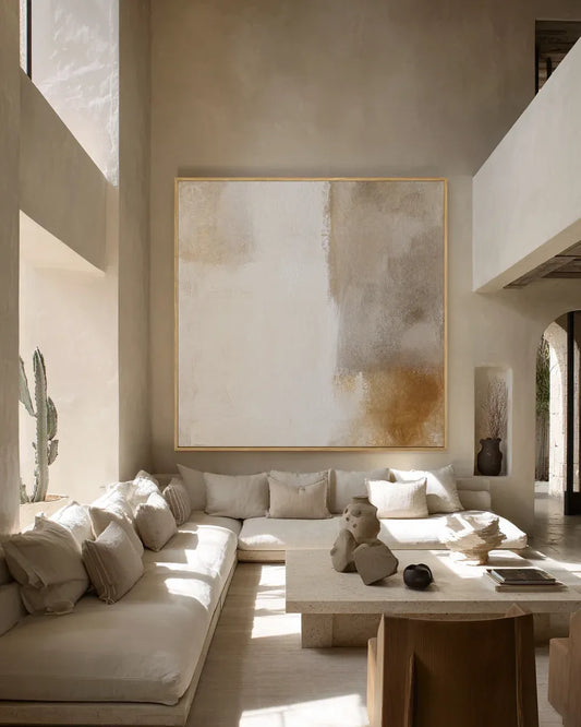 Soft Neutral Square Wall Art