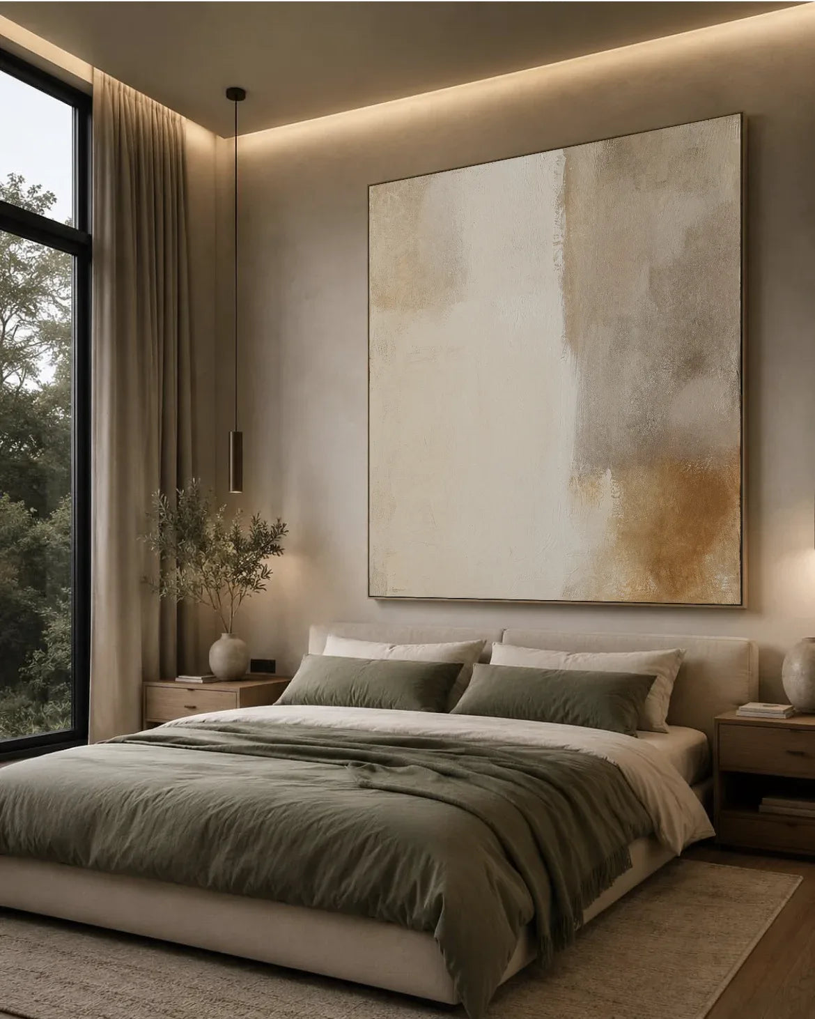 Soft Neutral Square Wall Art