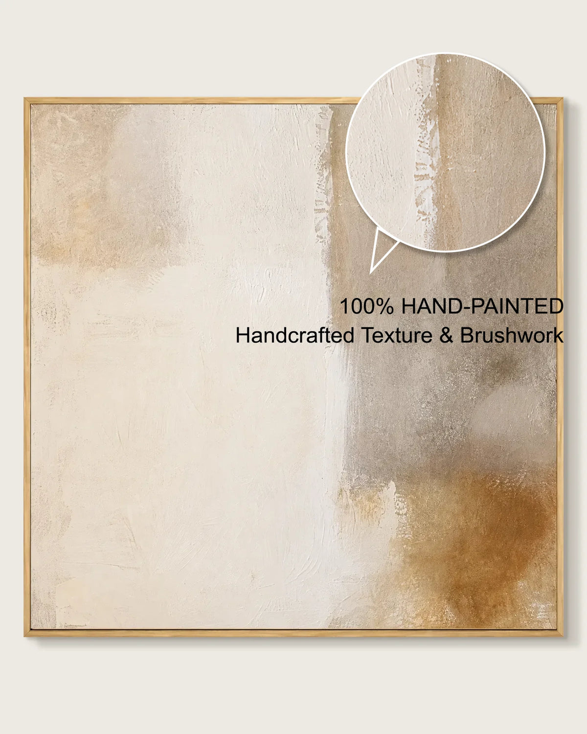 Soft Neutral Square Wall Art