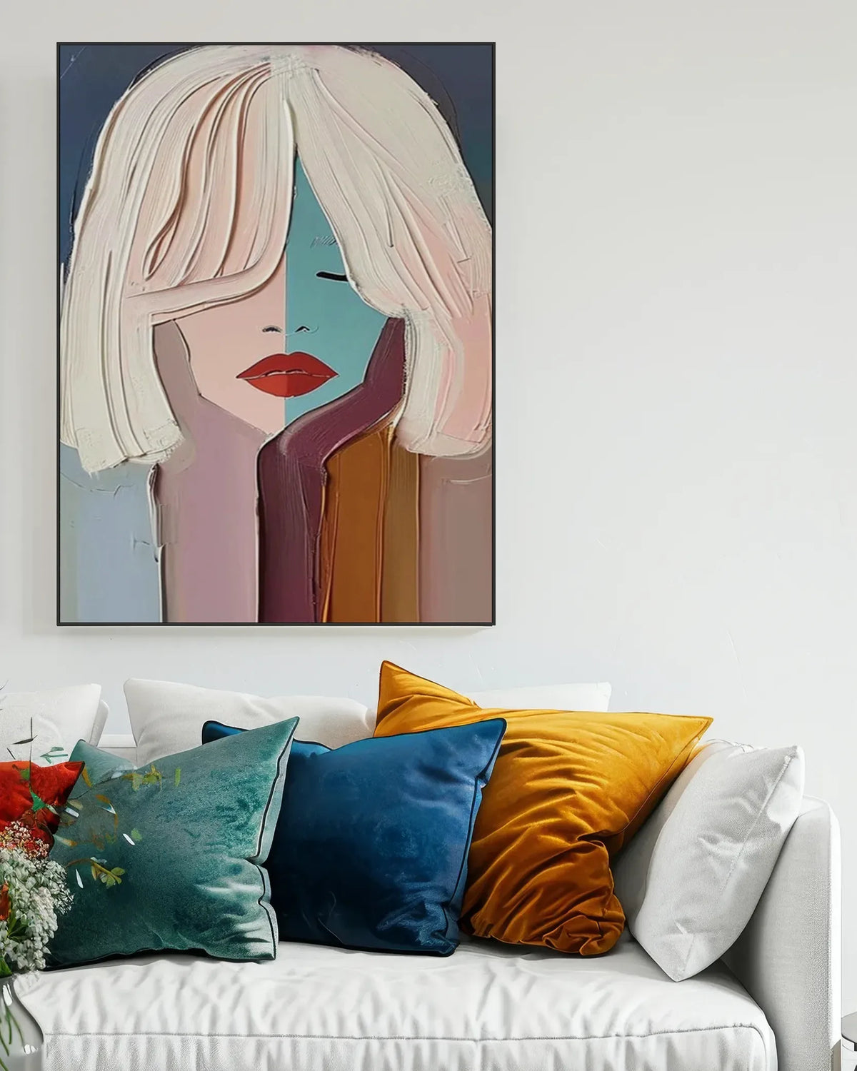 Textured Female Paintings No.029