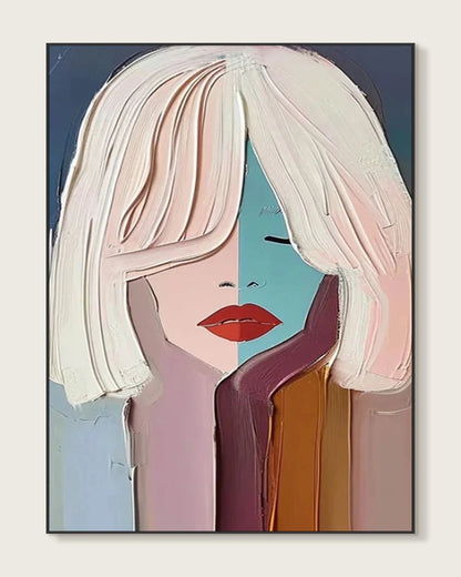 Textured Female Paintings No.029