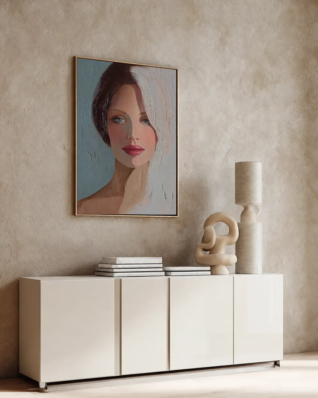 Textured Painting Woman No.021